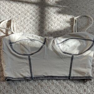 Princess Polly Cream Top Size Small